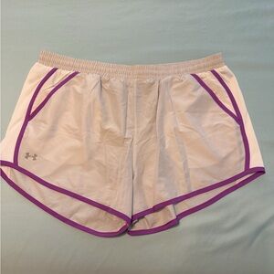 Under Armour Women's Athletic Shorts in Gray and Purple